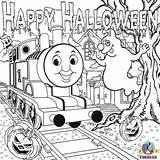 Halloween Coloring Thomas Train Kids Printable Pages Activities Sheets Color Online Tank Engine Friends Printables Book Happy Worksheets Sodor Pdf sketch template