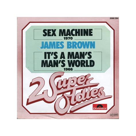 Brown ‎james Sex Machine It S A Man S Man S World 1973 Polydor 2066