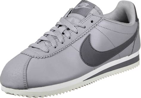 nike classic cortez leather  shoes grey