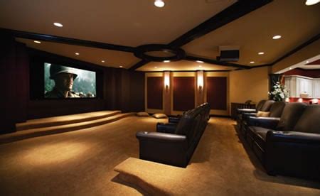 basement   home  super wide cinemascope home theater