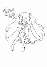 Miku Hatsune Coloring Pages Colouring Vocaloid Printable Print Anime Color Deviantart Manga Getcolorings Getdrawings Search Again Bar Case Looking Don sketch template