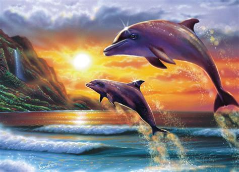 sfondi dei delfini sfondina