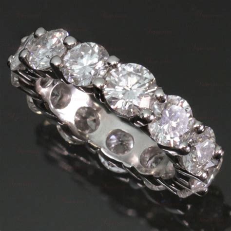 carat diamond shared setting platinum eternity ring  sale