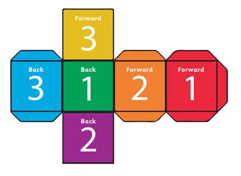 early learning resources    dice template