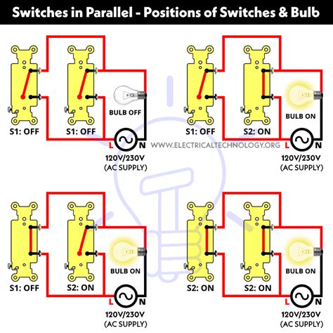 wire switches  parallel electrical technology