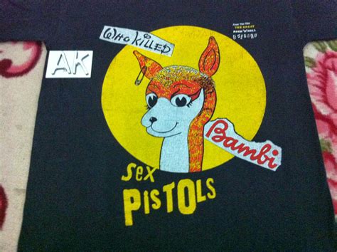 Bundle A K Vintage 80s Who Killed Bambi Sex Pistols T Shirt Sold