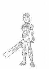 Trollhunters Troll Cazadores sketch template