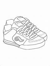 Coloring Nike Sneaker Shoe Pages Tennis Shoes Kleurplaat Sheets Sportschoenen Printable Kleurplaten Color Kleding Colouring Getdrawings Drawing Getcolorings Mooie Print sketch template