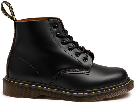 dr martens vintage  leather ankle boots black quilon  zwart