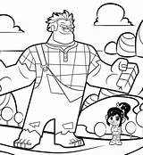 Ralph Wreck Coloring Pages Sheets Kids Downloads Ladyandtheblog Vanellope Colouring Sheet Disney sketch template