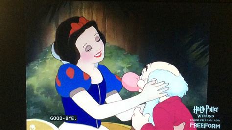 Snow White And The Seven Dwarfs Prince Kissed Snow White