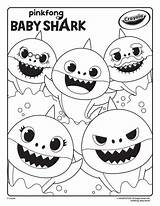 Shark Coloring Baby Pages Pinkfong Family Crayola Printable Grandma Grandpa Bubakids Para Mama Papa Swim Desenhos Kids Print Colorir Ads sketch template