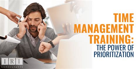 time management training  power  prioritizing