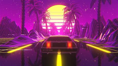 create a retro delorean loop in cinema 4d and after