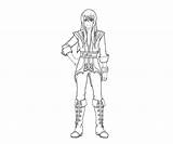 Lowell Armor Yuri Vesperia Tales sketch template