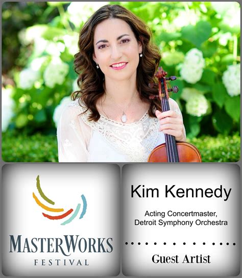 Kim Kennedy Acting Concertmaster Of The Detroit Symphony Orchestra