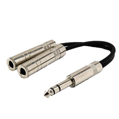 mm stereo plug male  dual  mm jack female splitter cable ebay