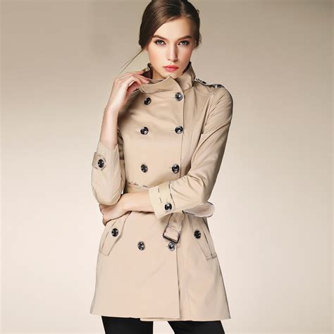 Fall Vintage Trench Coat Classic Trenchcoat Winter Coats