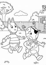 Backyardigans Coloring Pages Books sketch template