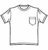 Pocket Shirt Drawing Clipartmag Template sketch template