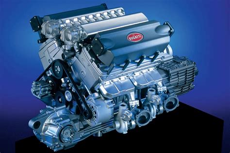bugattis legendary quad turbocharged  engine