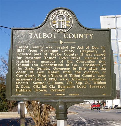 talbot county georgia historical society