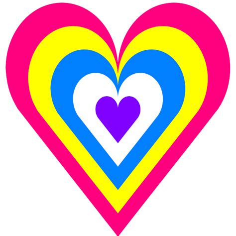 heart  colors clip art  clkercom vector clip art  royalty