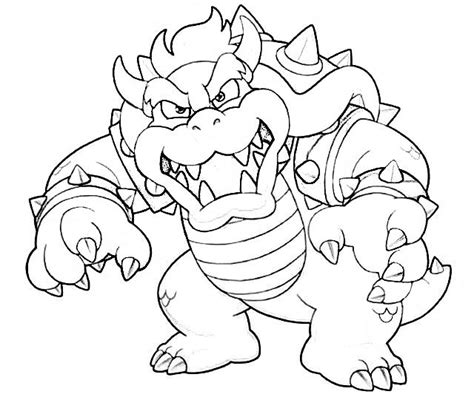 dry bowser coloring pages coloring home