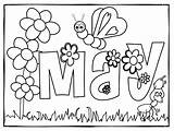 Coloring May Pages Sheets Kids Colouring Spring Color Printable Month Months Year Flower Printables Bestcoloringpagesforkids Garden Print Monthly Choose Board sketch template