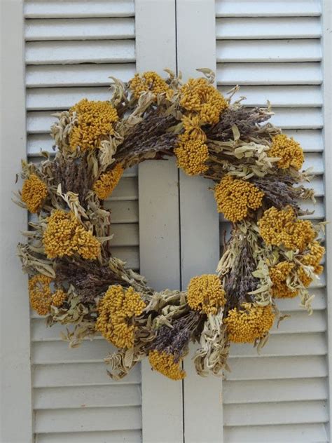 Kitchen Herb Wreath Dried Sage Wreath Dried Floral
