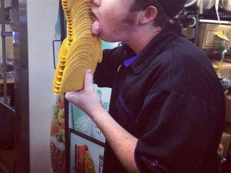Taco Bell Employee Appears To Lick Tacos Photo Posted To Facebook