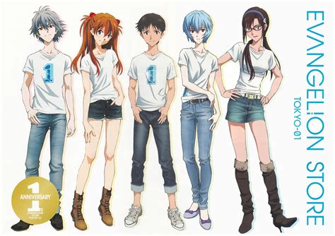 Neon Genesis Evangelion Ayanami Rei Ikari Shinji Makinami