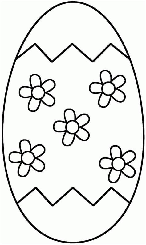 printable full size easter egg coloring pages