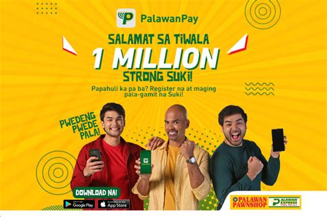 palawanpay records  million  users    months
