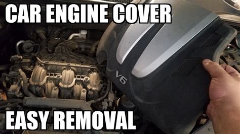 remove plastic engine cover road rize