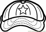Baseball Cap sketch template