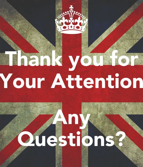 Thank You For Your Attention Any Questions Poster Thib Keep Calm O