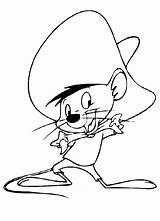 Looney Tunes Gonzales Speedy Disegni Colorare Personaggi Boorp Scritte Puliti sketch template