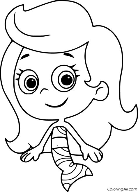 bubble guppies coloring pages coloringall