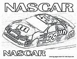 Coloring Pages Nascar Car Race Drag Kids Drawing Printable Print Cars Racing Rod Hot Cool Busch Color Kyle Disney Dirt sketch template