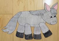 donkey crafts  kids