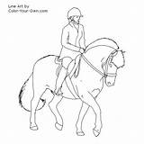 Horse Dressage Coloring Pages Fjord Saddle Color Drawings Norweigan Printable Horses Under Getcolorings Sketchite Line Templates Template Sketch Saddles sketch template