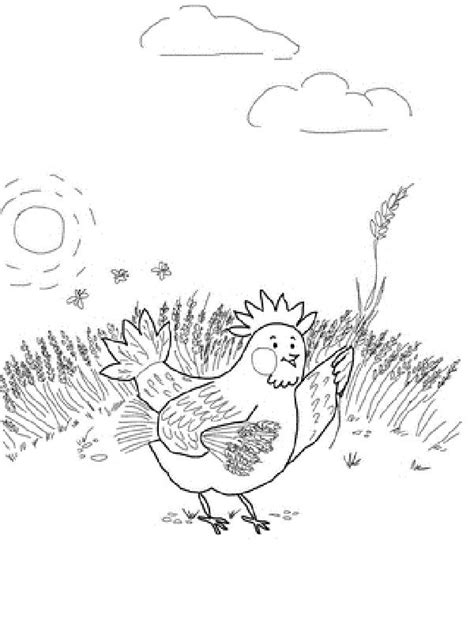 red hen coloring pages  coloring pages trang   hinh