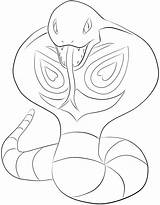 Coloring Pages Arbok Pokemon Grovyle Printable Lineart Gerbil Deviantart Lilly Colouring Kids Go Crafts Getcolorings Sheets Color Pokémon sketch template