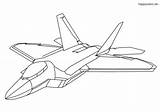 F22 Flugzeug Malvorlage Ausmalbilder Fahrzeuge Airplanes Flugzeuge Happycolorz Wasserflugzeug Hubschrauber sketch template