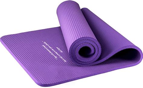 zxs yoga mat lengthened widened thickened fitness sports mat xxmm purple color