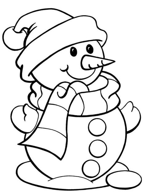 cute snowman coloring page color luna