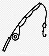 Fishing Pole Coloring Rod Svg Clipart Pinclipart sketch template