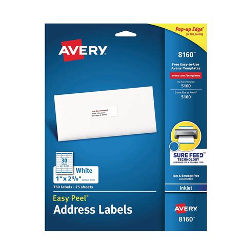 avery      label template