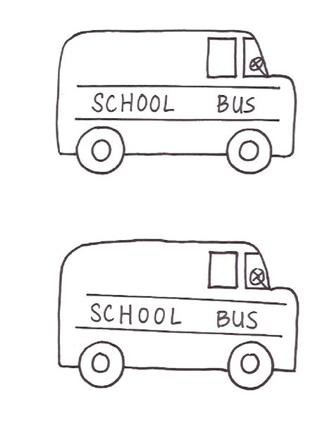 school bus template school bus school templates